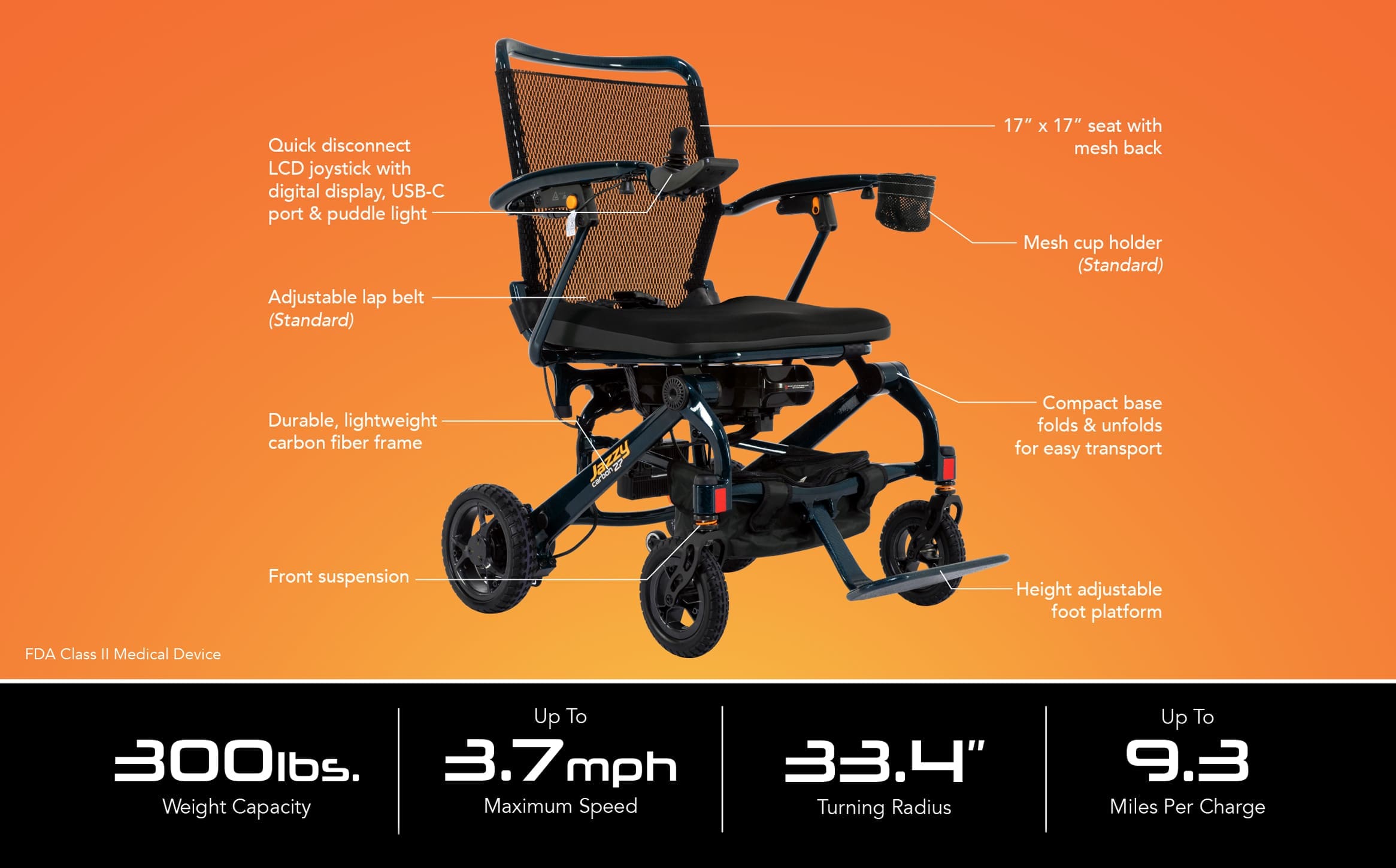 Jazzy® Carbon 27 - Rental - Image 3